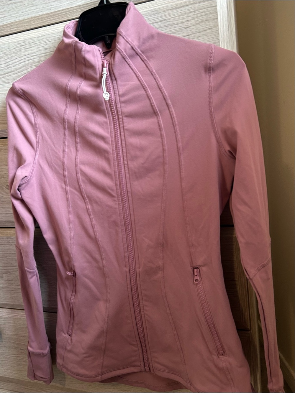 Women's dusty pink Zip-Up Active Jacket